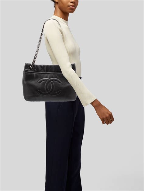 chanel timeless soft shopper tote